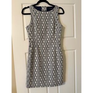 ✨Banana Republic Navy And Cream Dress Size‎ 2P EUC